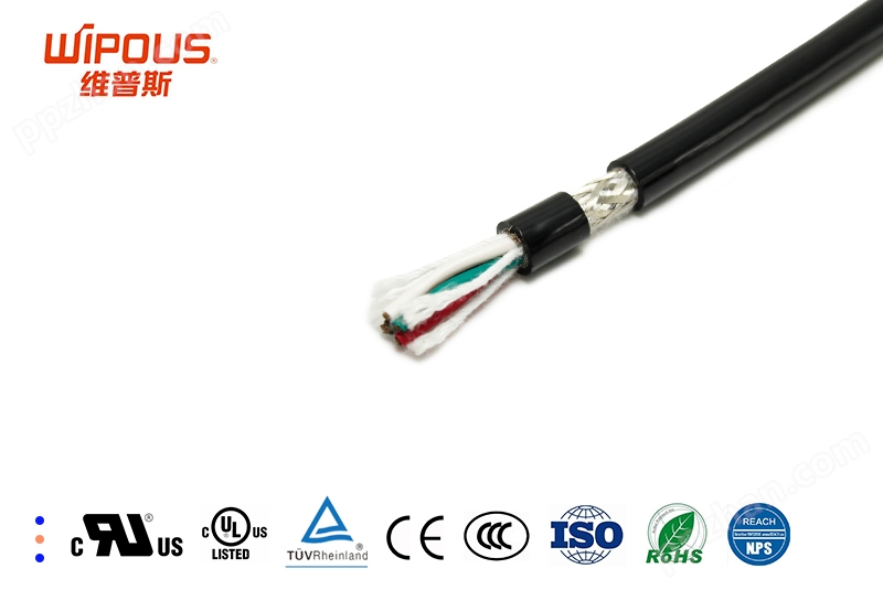 UL20936-S 300V 80℃ UL+CUL认证 PUR护套柔性屏蔽数据电缆